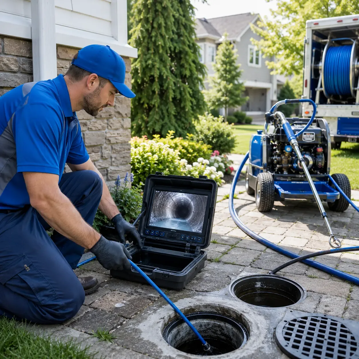 Outdoor drain cleaning professionals serving Newbern, AL